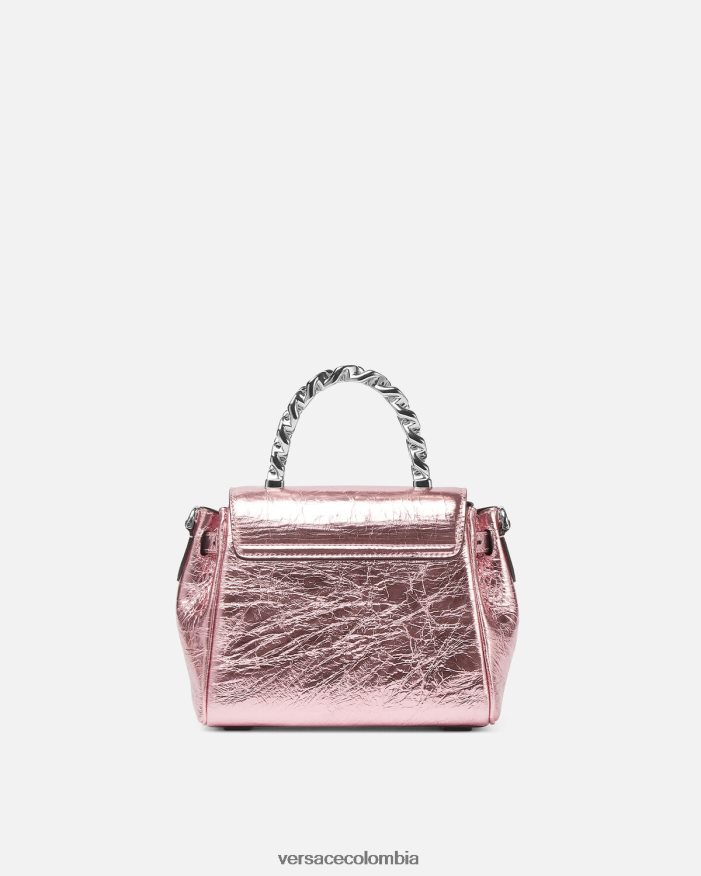 mujer bolso de mano la medusa metalizado pequeño Versace rosa 2RP40F303 bolsas