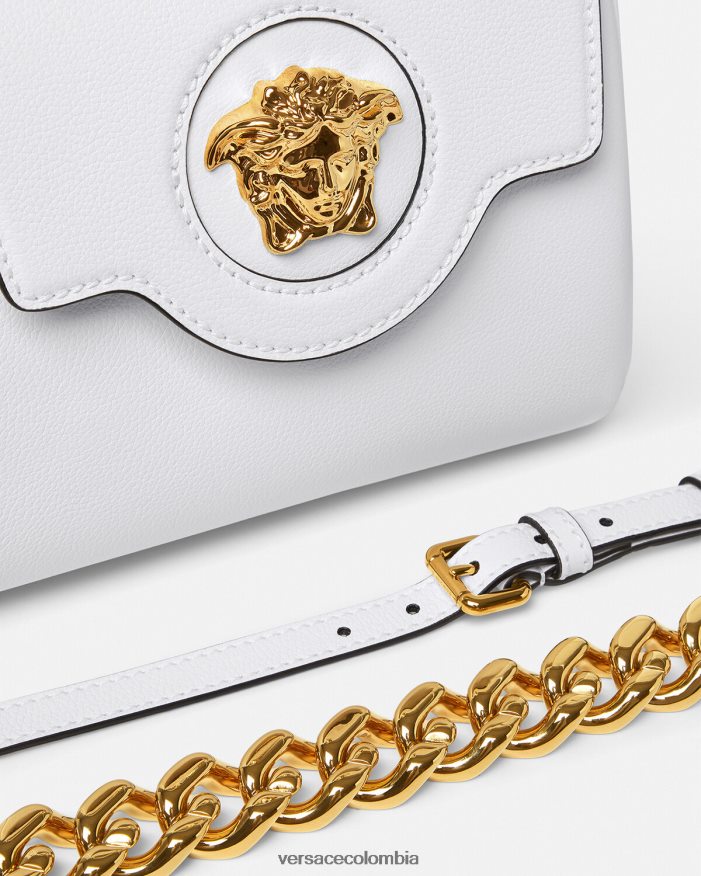 mujer bolso de mano pequeño la medusa Versace blanco 2RP40F335 bolsas