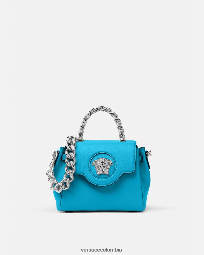 mujer bolso de mano pequeño la medusa Versace turquesa 2RP40F333 bolsas
