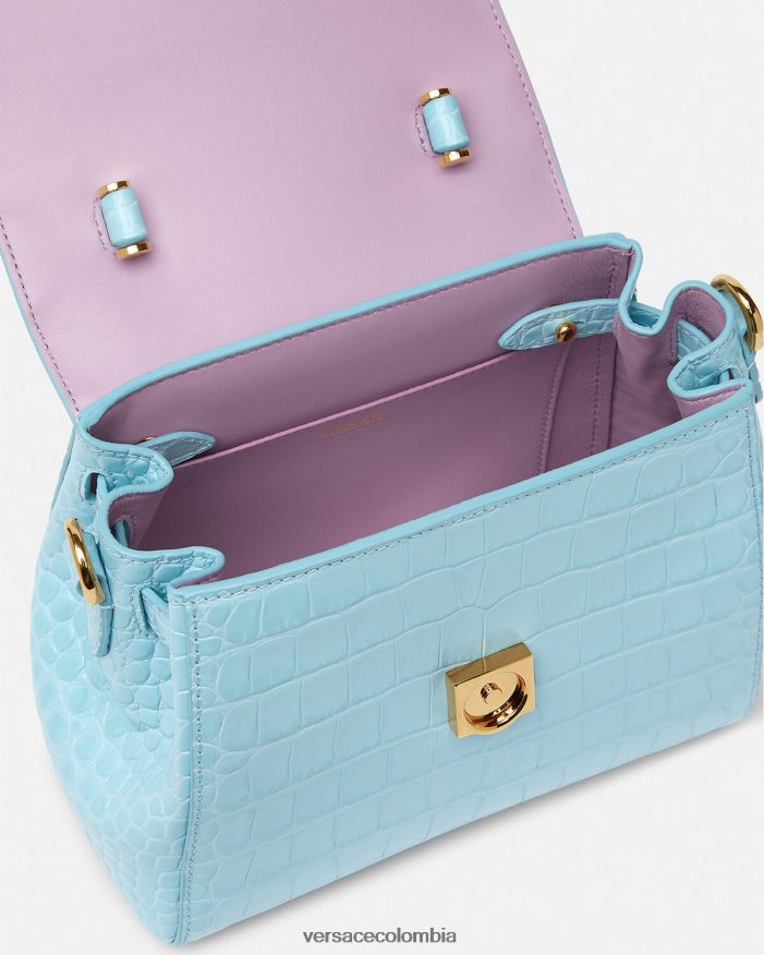 mujer bolso de mano pequeño la medusa Versace turquesa 2RP40F336 bolsas