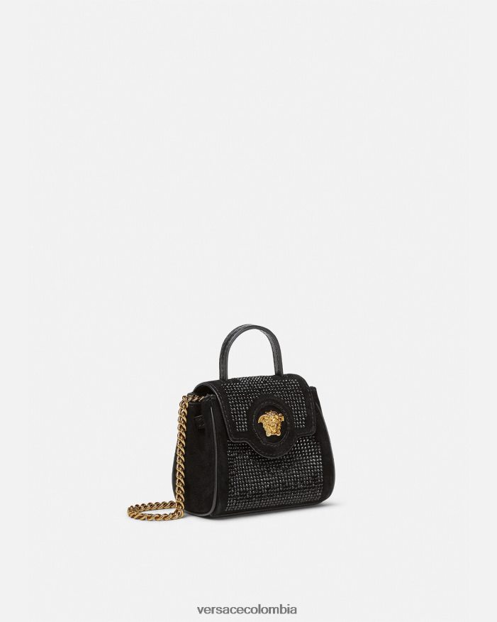 mujer bolso micro con tachuelas la medusa Versace negro 2RP40F329 bolsas
