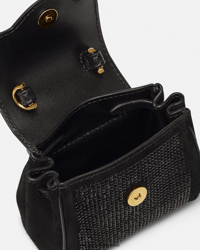 mujer bolso micro con tachuelas la medusa Versace negro 2RP40F329 bolsas