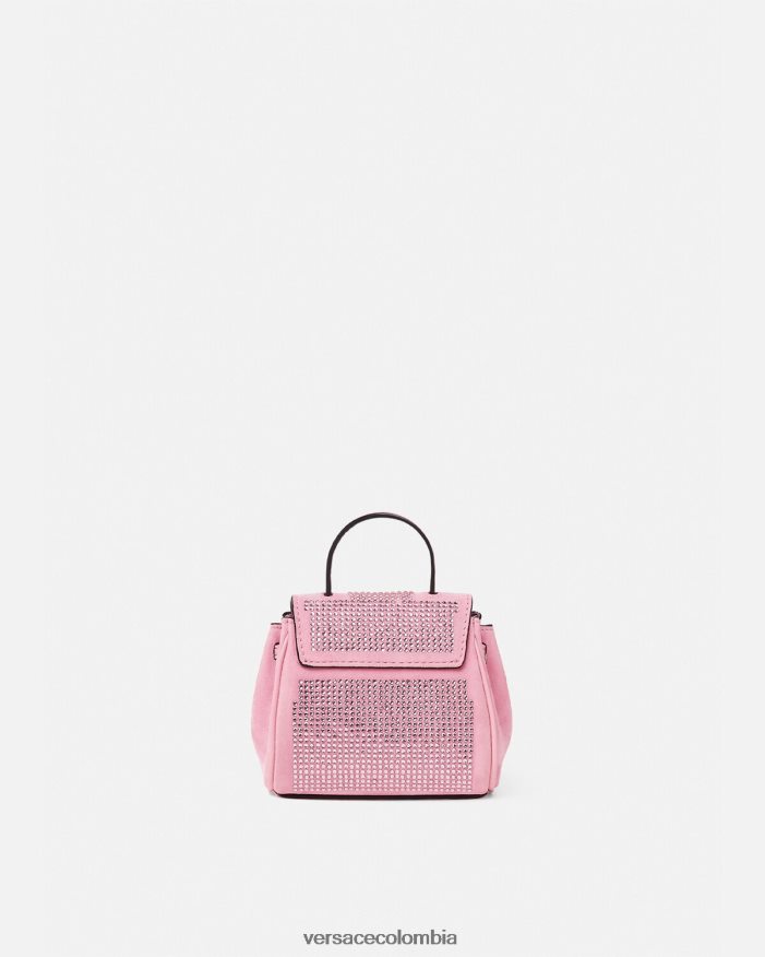 mujer bolso micro con tachuelas la medusa Versace rosa 2RP40F328 bolsas