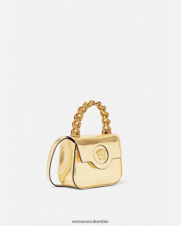 mujer bolso mini con medusa Versace oro 2RP40F310 bolsas
