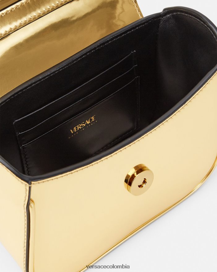 mujer bolso mini con medusa Versace oro 2RP40F310 bolsas