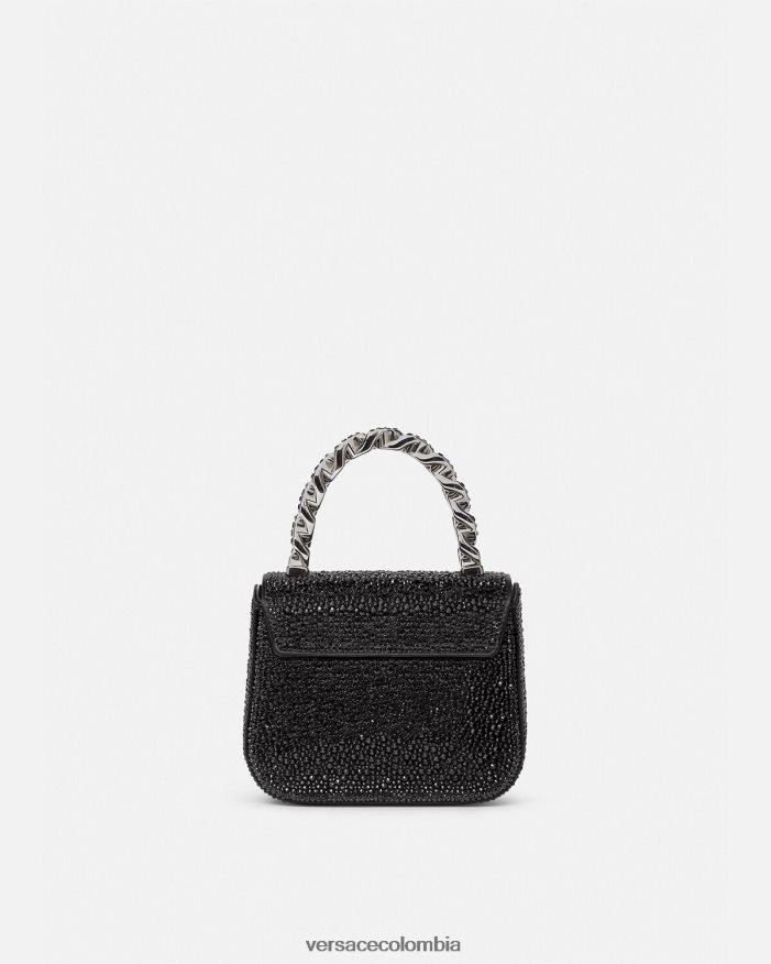 mujer bolso mini con medusa de cristales Versace negro 2RP40F313 bolsas