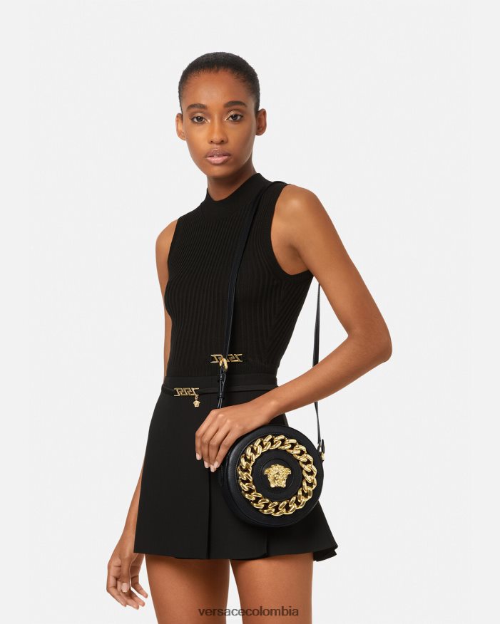 mujer bolso para cámara redondo la medusa Versace negro 2RP40F355 bolsas