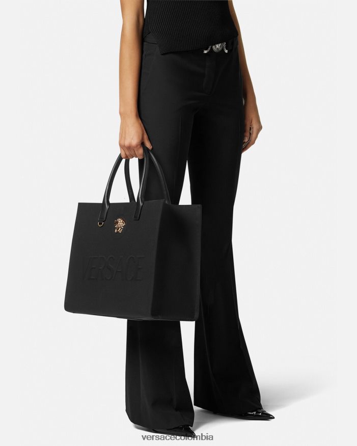 mujer bolso shopper grande con medusa Versace negro 2RP40F341 bolsas