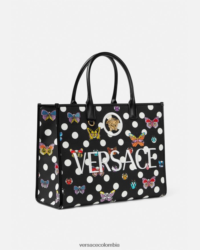 mujer bolso tote grande con mariposas Versace imprimir 2RP40F300 bolsas