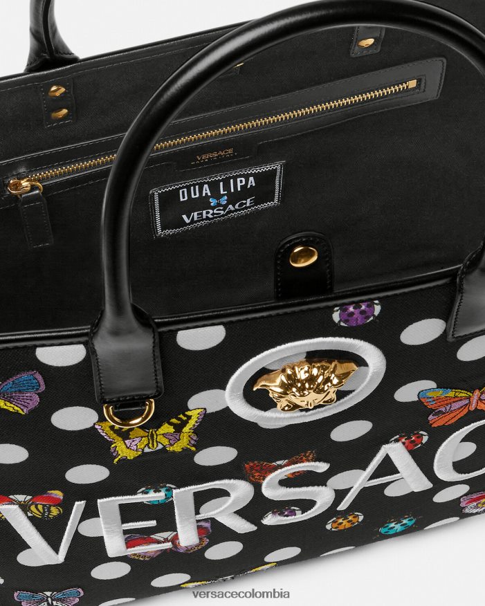 mujer bolso tote grande con mariposas Versace imprimir 2RP40F300 bolsas
