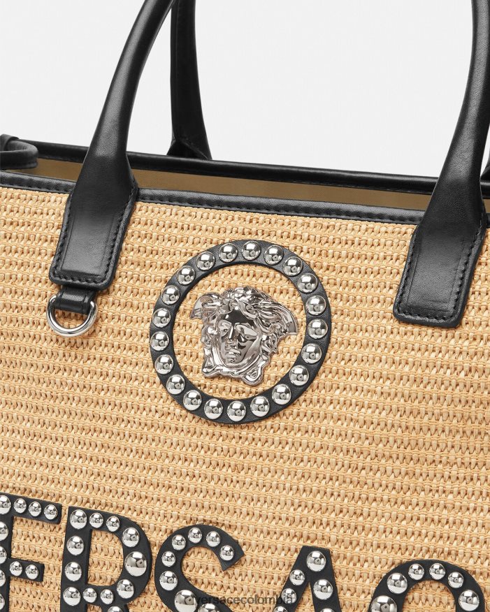 mujer bolso tote la medusa grande con apliques Versace beige 2RP40F301 bolsas