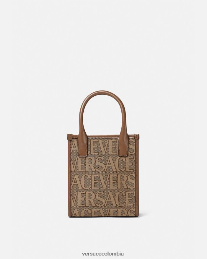 mujer bolso tote mini en toda su extensión Versace marrón 2RP40F318 bolsas