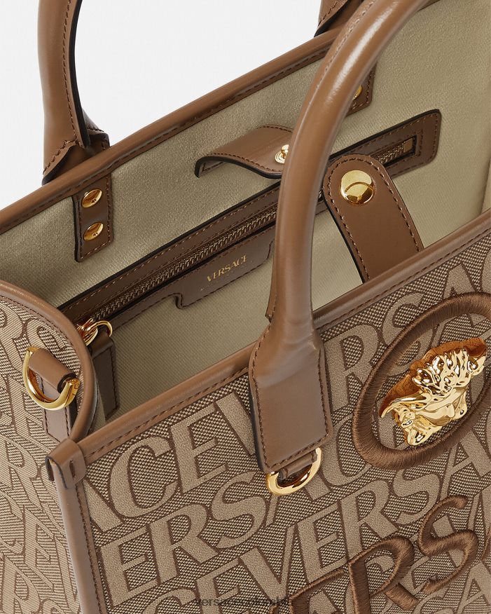 mujer bolso tote pequeño en toda su extensión Versace marrón 2RP40F316 bolsas