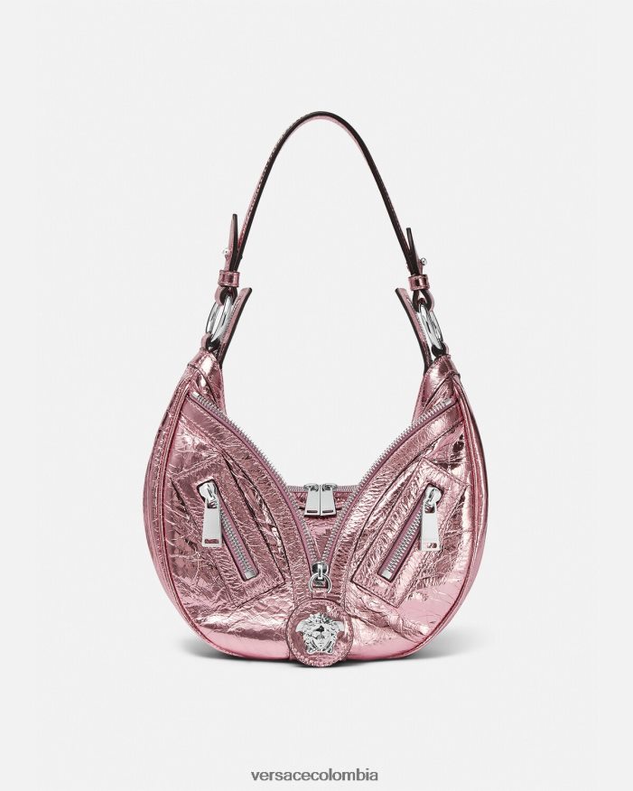 mujer bolso hobo pequeño metalizado repetido Versace un color 2RP40F281 bolsas