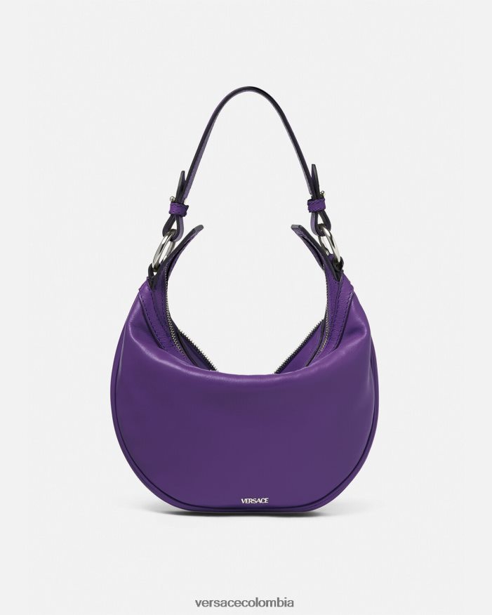 mujer bolso hobo pequeño repetido Versace Violeta 2RP40F294 bolsas