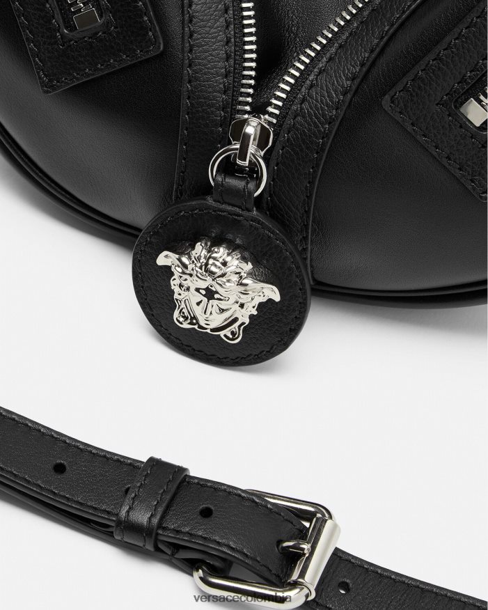 mujer bolso hobo pequeño repetido Versace negro 2RP40F282 bolsas