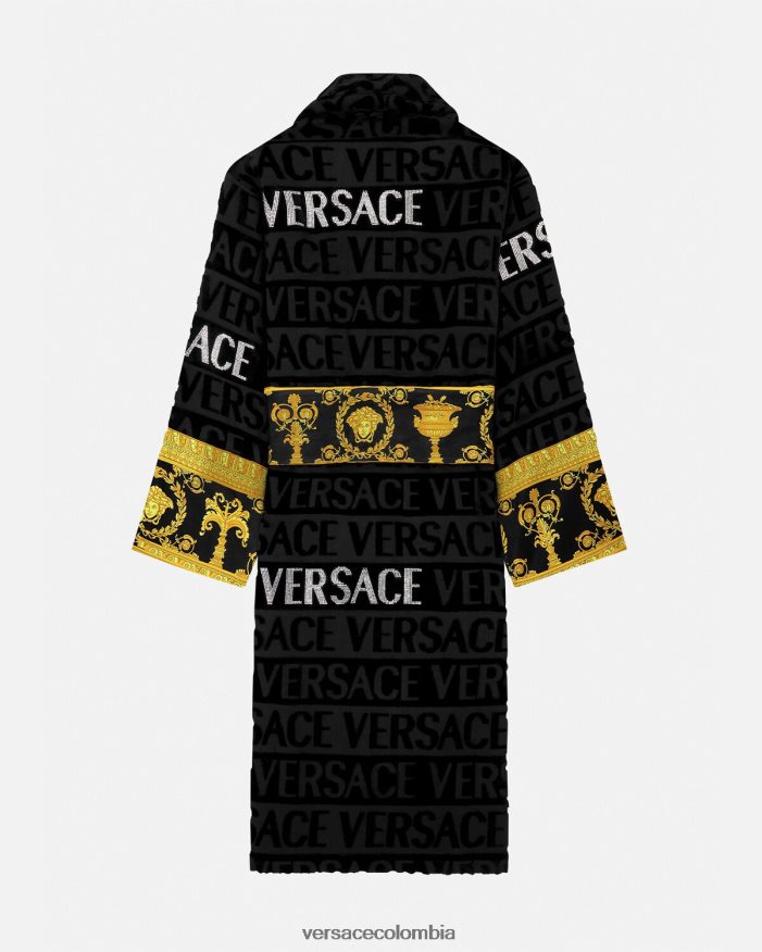 mujer bata de baño con cristales Versace imprimir 2RP40F1085 ropa interior y ropa de playa