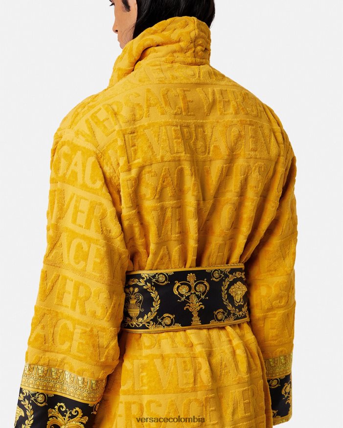 mujer yo bata de baño barroca Versace amarillo 2RP40F1096 ropa interior y ropa de playa