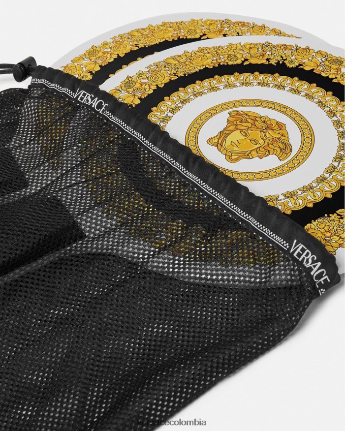 mujer set de raquetas de playa crete de fleur Versace negro 2RP40F1204 ropa interior y ropa de playa