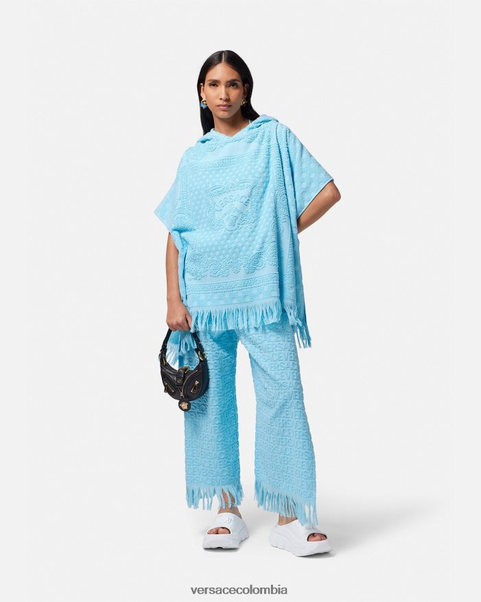mujer pareo de toalla con mariposas patrimoniales Versace un color 2RP40F1192 ropa interior y ropa de playa
