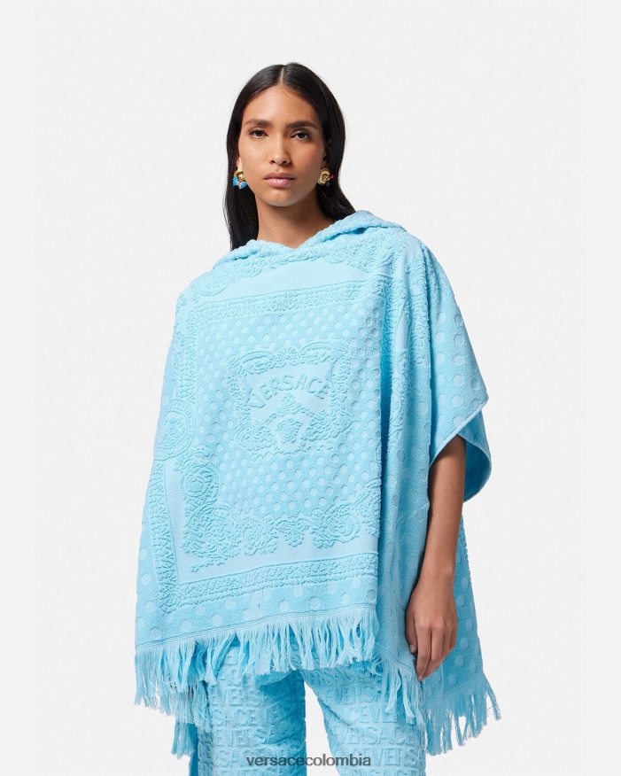 mujer pareo de toalla con mariposas patrimoniales Versace un color 2RP40F1192 ropa interior y ropa de playa