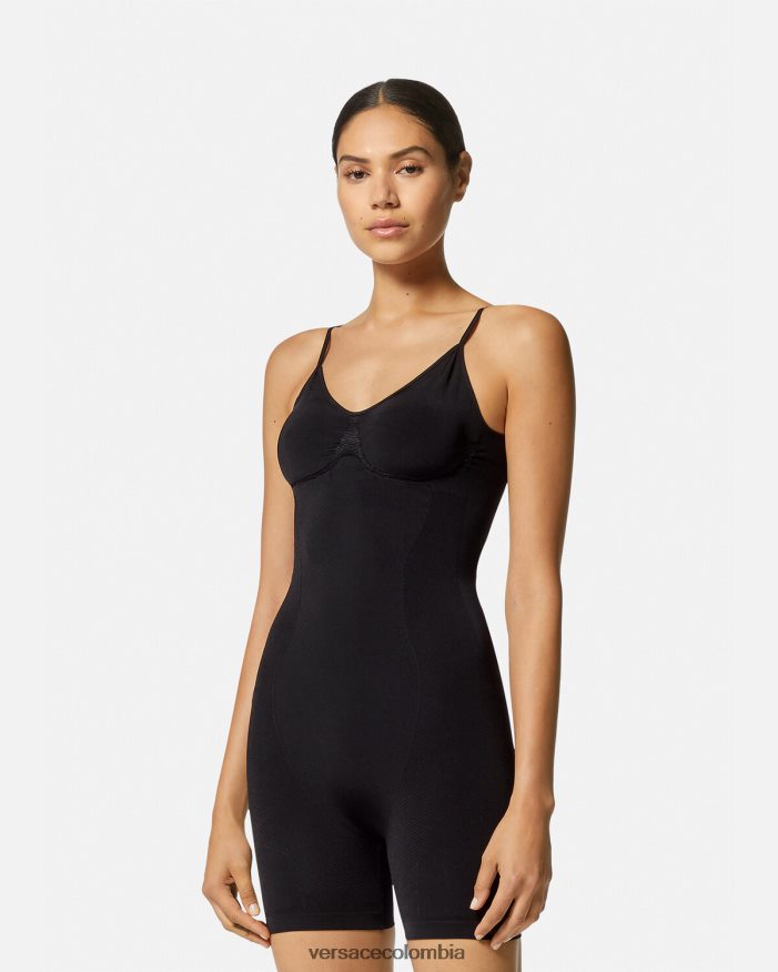 mujer body moldeador con medusa Versace negro 2RP40F1064 ropa interior y ropa de playa