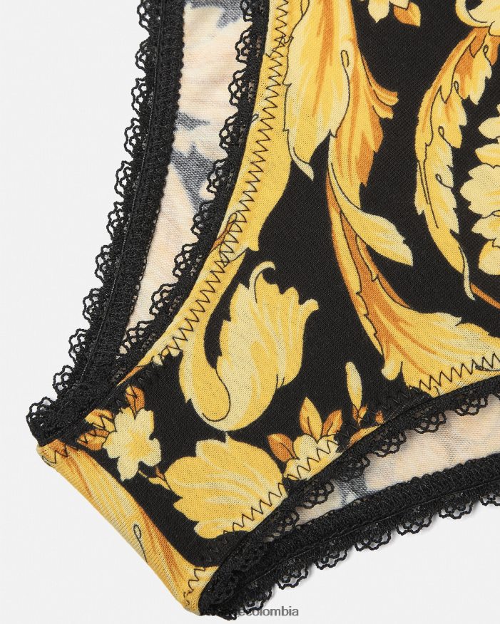 mujer calzoncillos barrocos Versace imprimir 2RP40F1072 ropa interior y ropa de playa