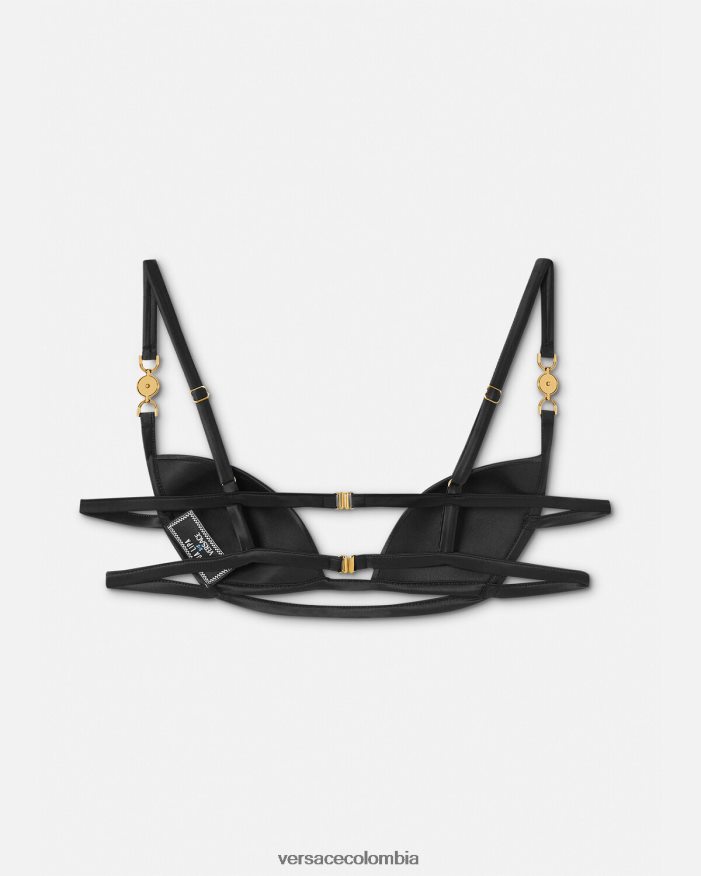 mujer sujetador con medusa '95 Versace negro 2RP40F1032 ropa interior y ropa de playa