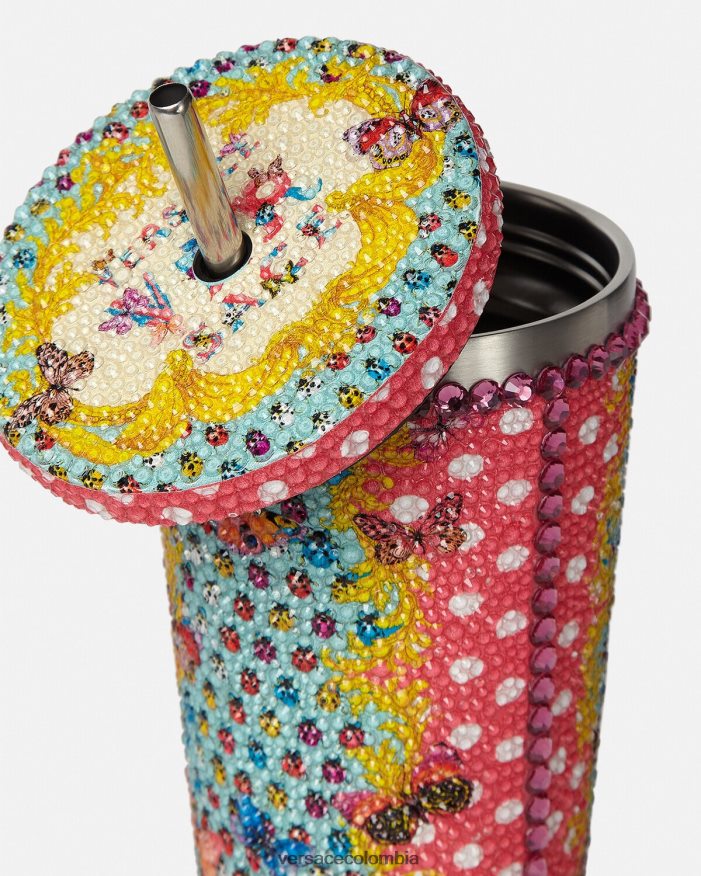 mujer taza de viaje mariposas de cristal Versace imprimir 2RP40F1194 ropa interior y ropa de playa