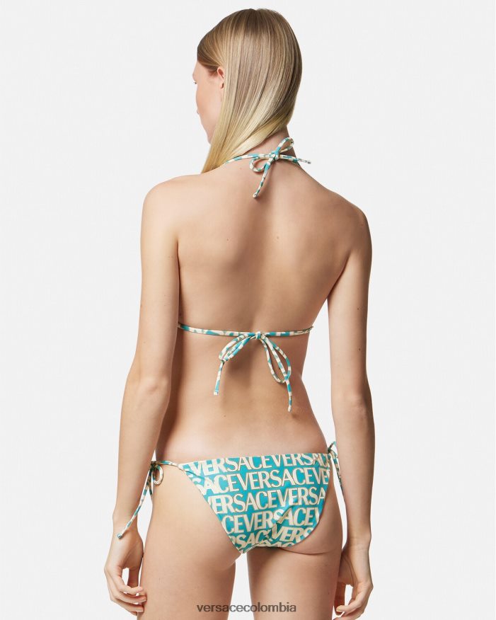 mujer braguitas de bikini por toda la prenda Versace imprimir 2RP40F1128 ropa interior y ropa de playa