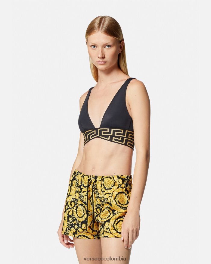 mujer shorts de baño barrocos Versace imprimir 2RP40F1140 ropa interior y ropa de playa