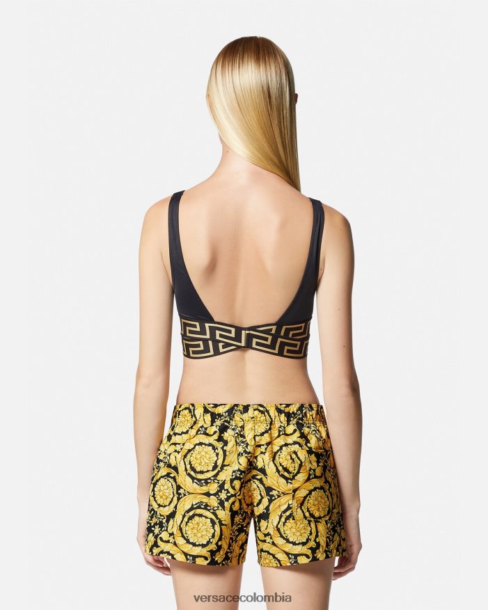 mujer shorts de baño barrocos Versace imprimir 2RP40F1140 ropa interior y ropa de playa