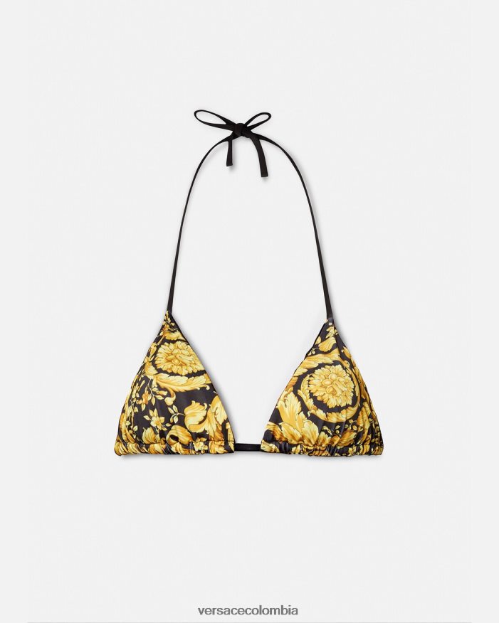 mujer top de bikini barroco Versace imprimir 2RP40F1139 ropa interior y ropa de playa