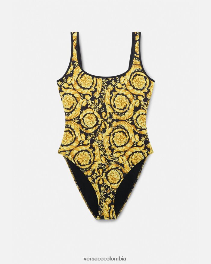 mujer traje de baño de una pieza con estampado barroco Versace imprimir 2RP40F1144 ropa interior y ropa de playa