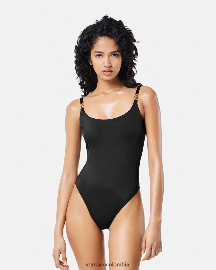 mujer traje de baño de una pieza con medusa '95 Versace negro 2RP40F1147 ropa interior y ropa de playa