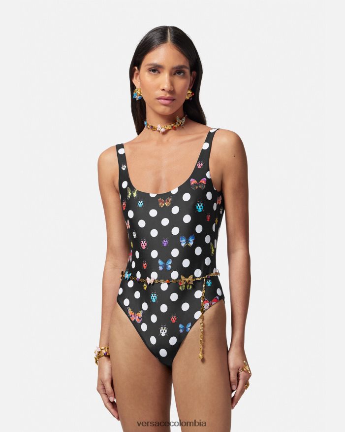 mujer traje de baño de una pieza mariposas Versace imprimir 2RP40F1116 ropa interior y ropa de playa