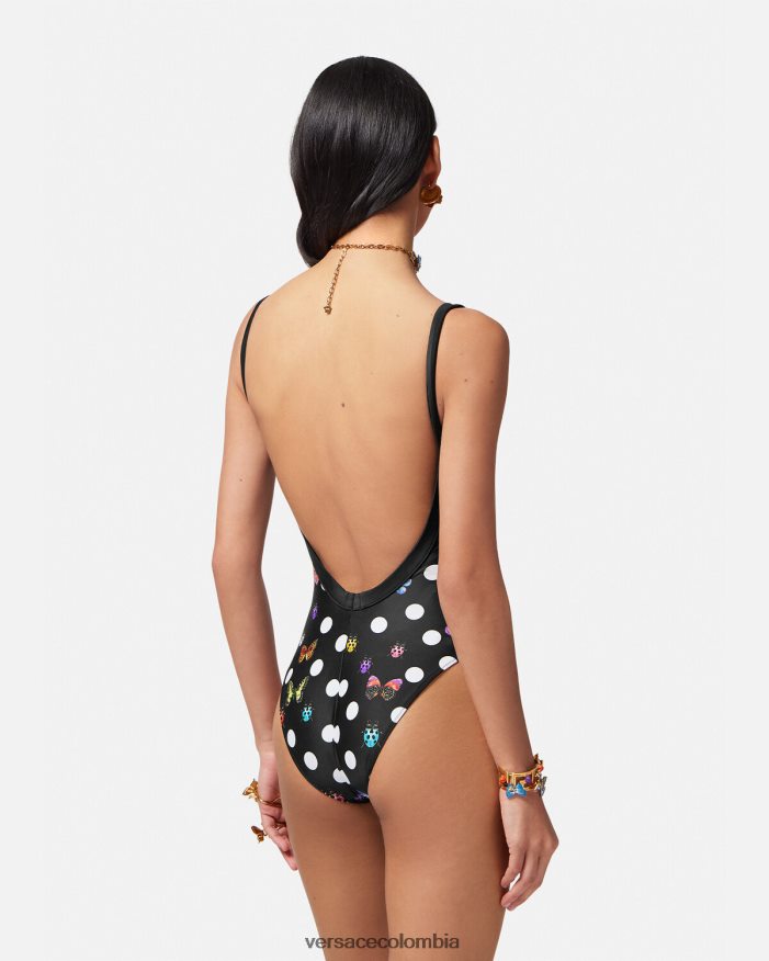 mujer traje de baño de una pieza mariposas Versace imprimir 2RP40F1117 ropa interior y ropa de playa
