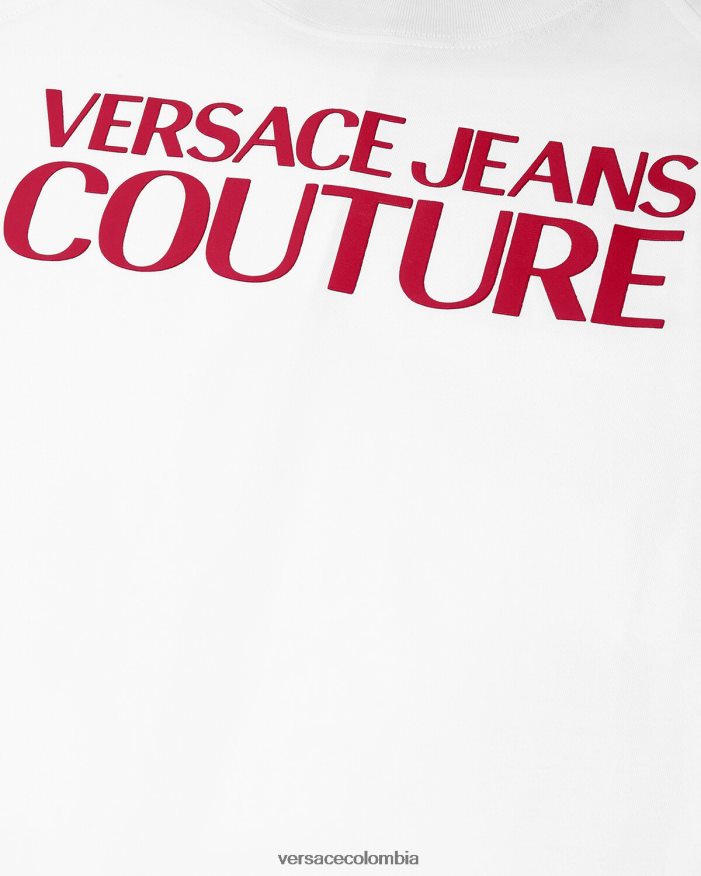 mujer camiseta tipo body con logo Versace blanco 2RP40F2162 ropa