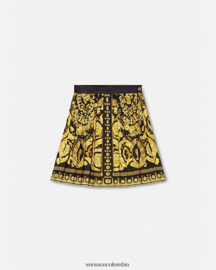mujer falda plisada barroco Versace imprimir 2RP40F169 ropa