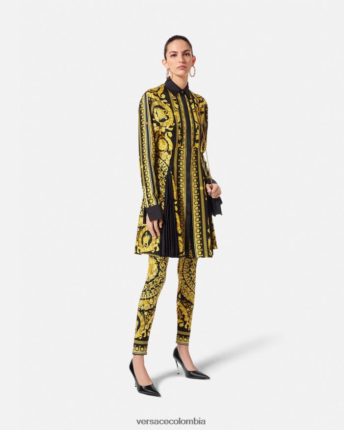 mujer leggings barrocos Versace imprimir 2RP40F199 ropa