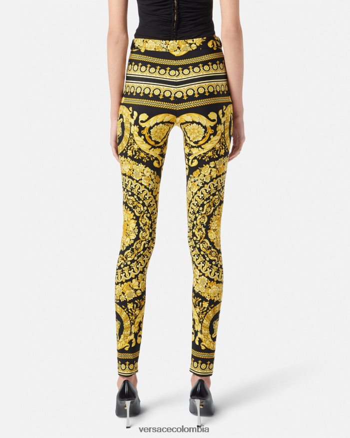 mujer leggings barrocos Versace imprimir 2RP40F199 ropa