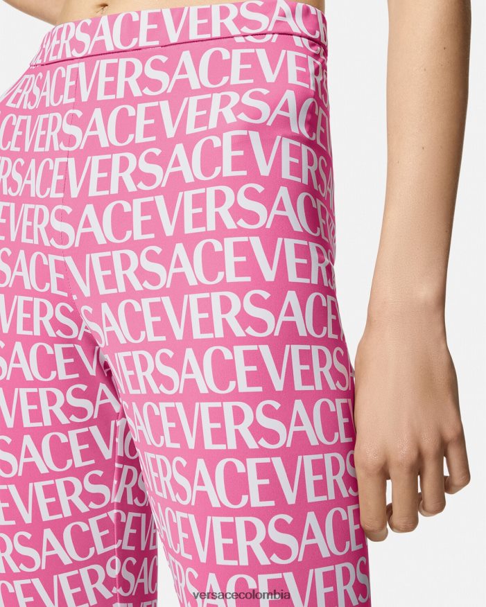 mujer leggings por toda la prenda Versace rosa y estampado 2RP40F212 ropa