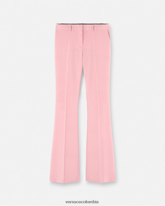 mujer pantalones acampanados Versace un color 2RP40F120 ropa