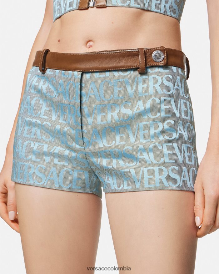 mujer pantalones cortos Versace imprimir 2RP40F194 ropa