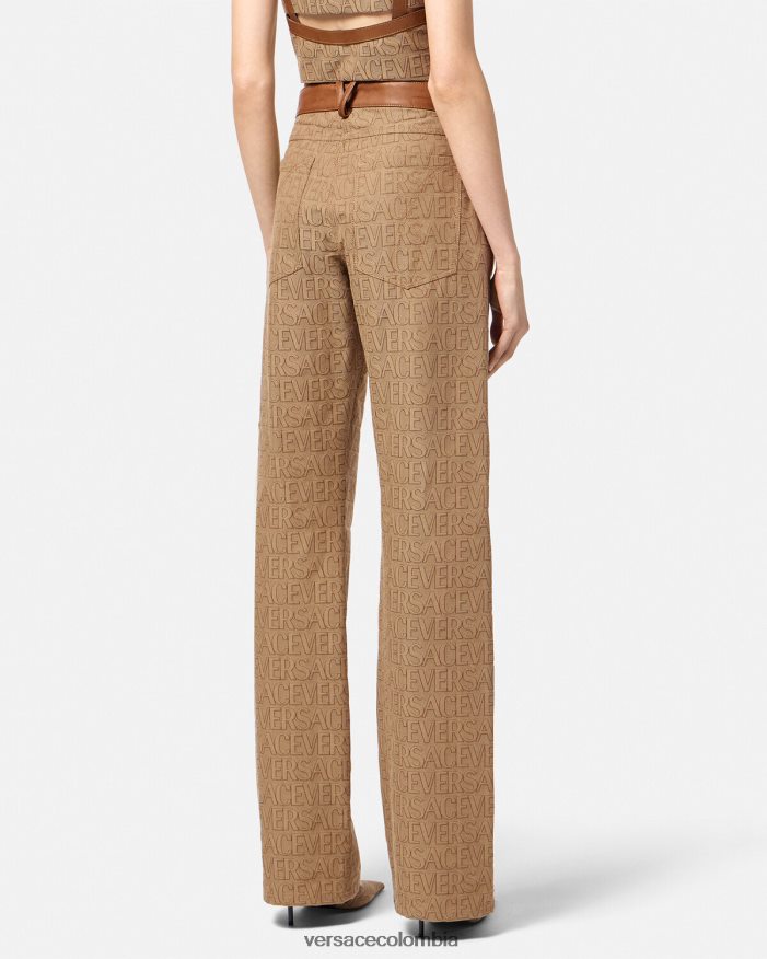 mujer pantalones por toda la prenda Versace imprimir 2RP40F195 ropa