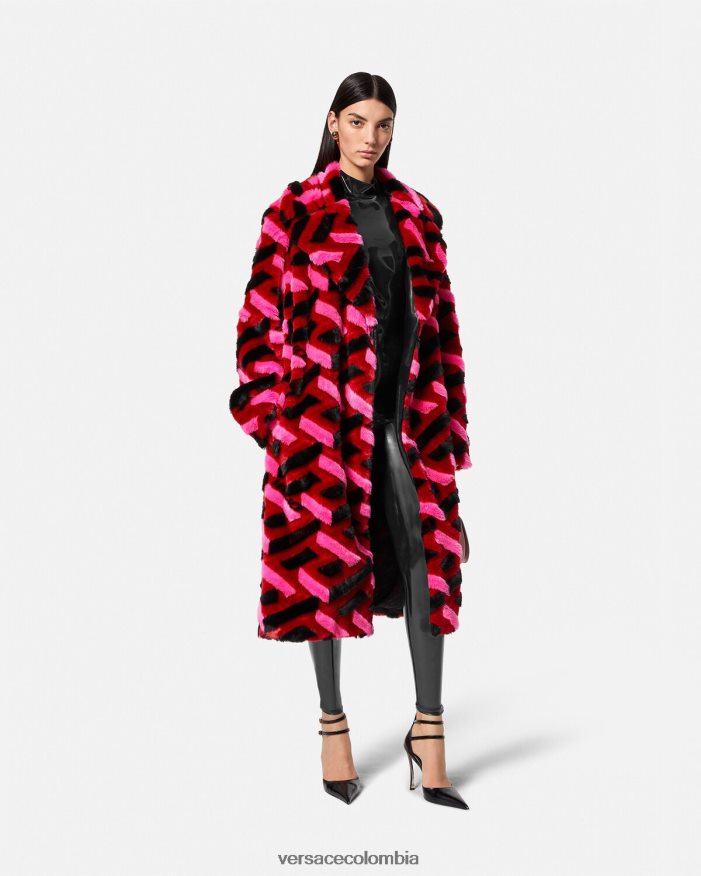 mujer polainas de látex Versace negro 2RP40F203 ropa