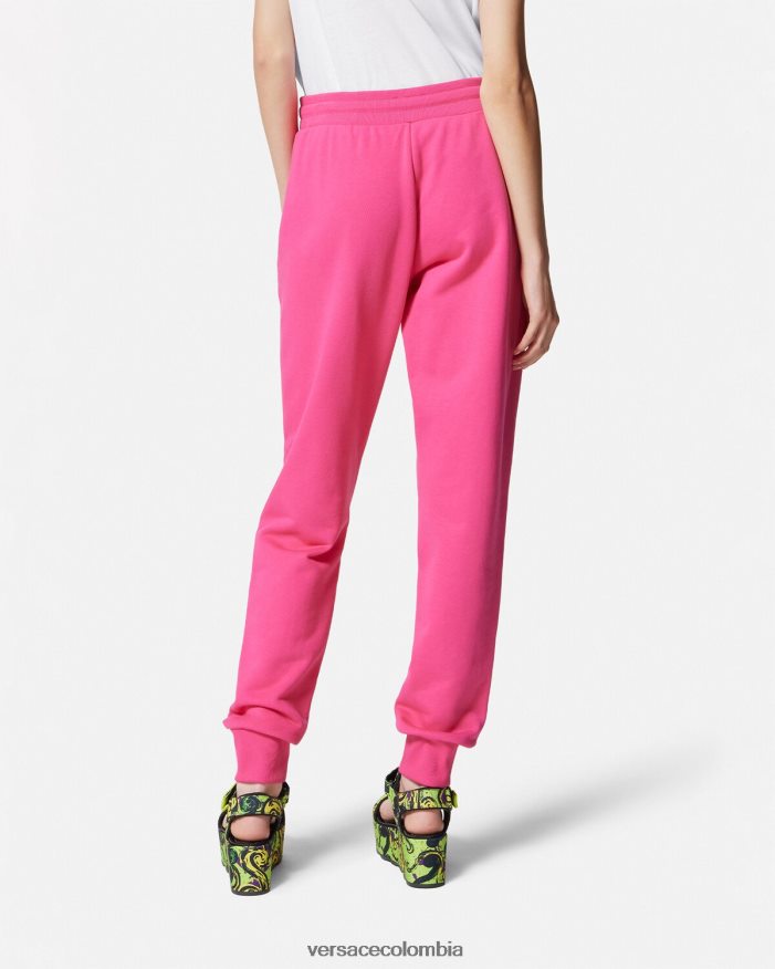 mujer pantalones deportivos con logo Versace fucsia 2RP40F2176 ropa