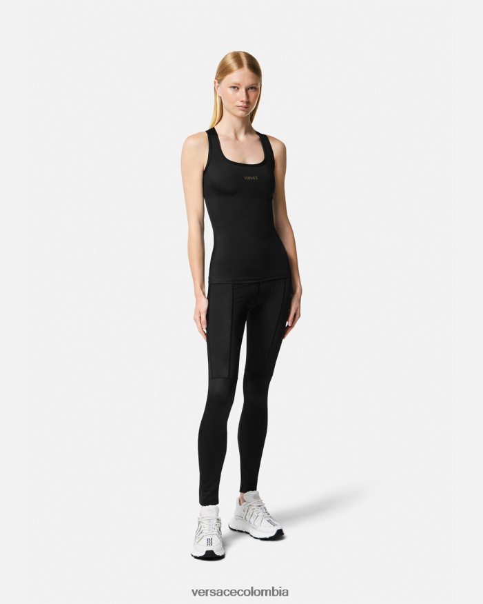mujer Camiseta sin mangas Versace negro 2RP40F234 ropa