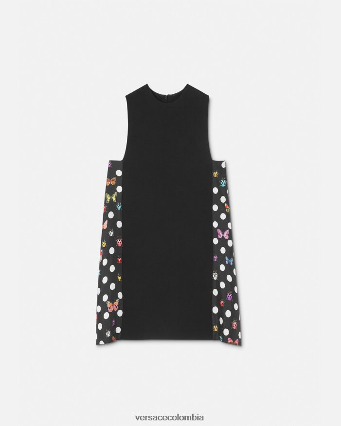 mujer mini vestido de mariposas Versace un color 2RP40F3 ropa