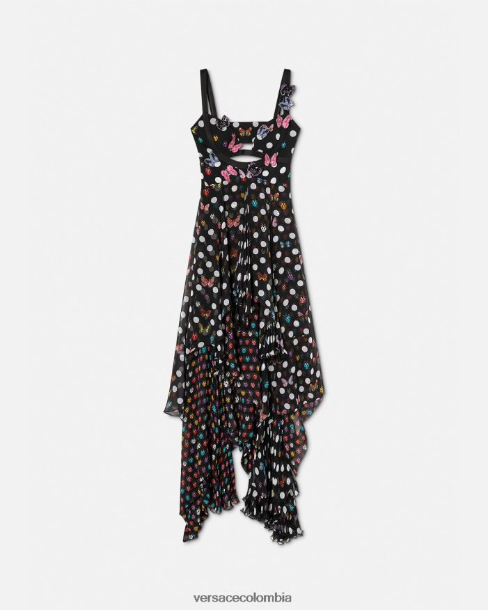 mujer vestido con mariposas bordadas Versace un color 2RP40F1 ropa
